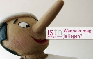 Verkoopblog over wanneer het wenselijk en acceptabel is om te liegen! Verkooptip van ISTN