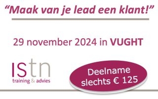 Verkoopworkshop - Maak van je lead een klant - 29 november 2024 in Vught