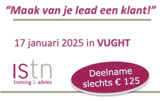 Verkoopworkshop Maak van je lead een klant - 17 januari 2025