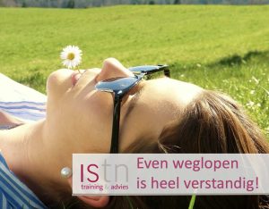 Even weglopen is heel verstandig - Lees deze verkooptip van ISTN